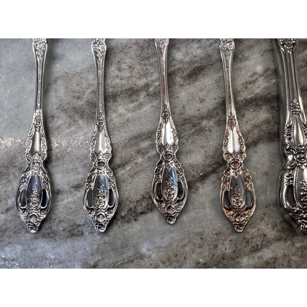 Oneida Community Brahms Stainless Flatware Setting For 2 See Pics & Description